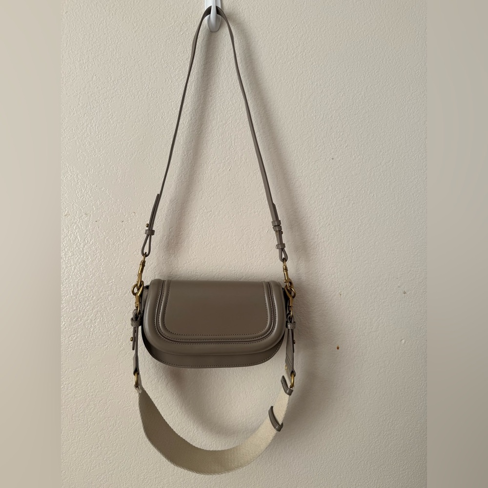NWOT ZARA Elegant Viral Gray Crossbody Shoulder Bag - Picture 7 of 11